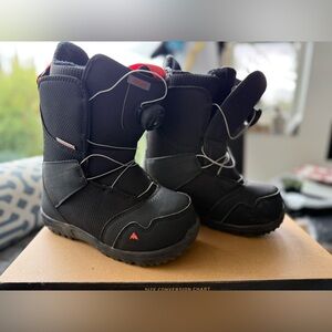 Burton Kids Black Snow Boots